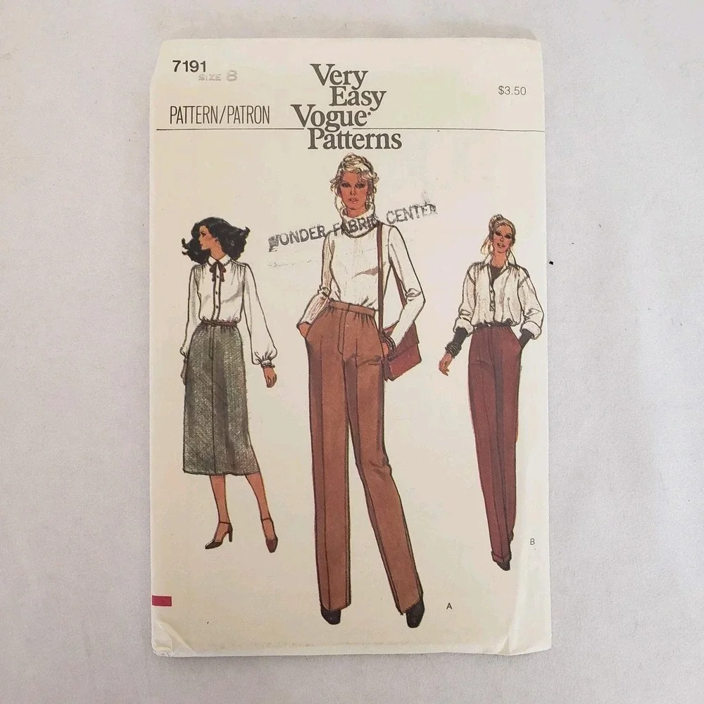 Vogue 70s Lot. Vogue Paris Original YSL 2060‎ + Very Easy Vogue 8152 7074 7191